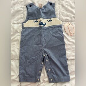 Charming Blue Kids Romper with Helicopter Design